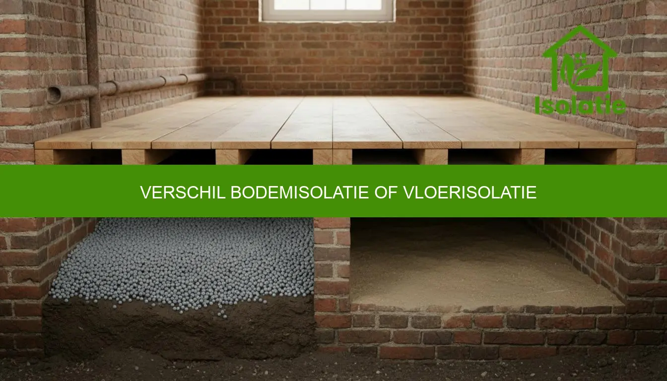 Verschil bodemisolatie of vloerisolatie: kies slim