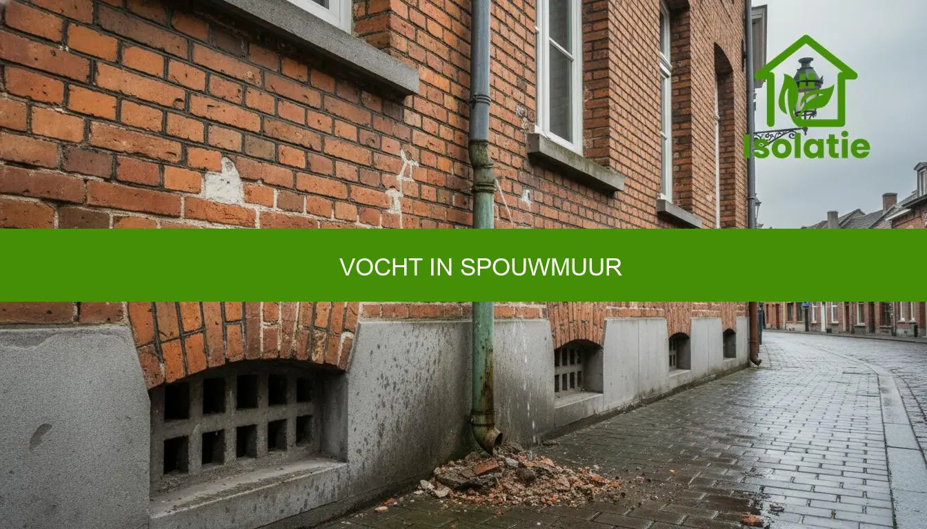 Vocht in spouwmuur: oorzaken, oplossingen & offertes